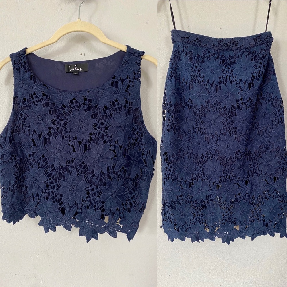 Lace Two-Piece Dress